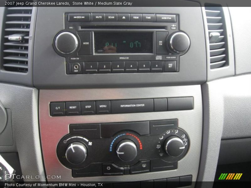 Stone White / Medium Slate Gray 2007 Jeep Grand Cherokee Laredo
