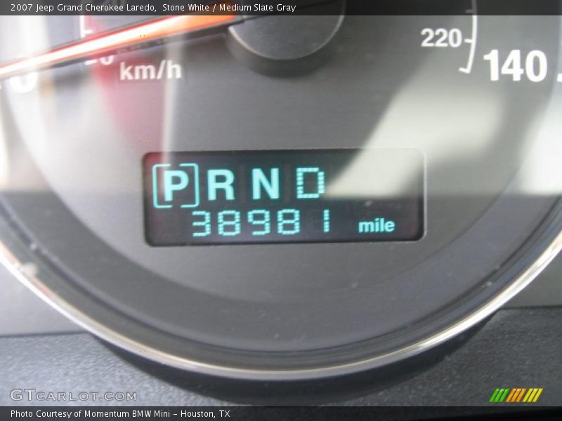 Stone White / Medium Slate Gray 2007 Jeep Grand Cherokee Laredo