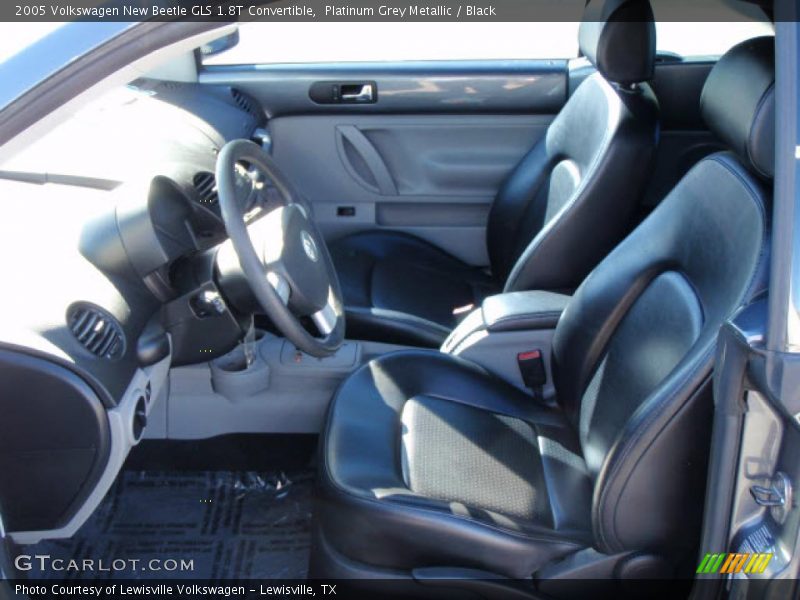 Platinum Grey Metallic / Black 2005 Volkswagen New Beetle GLS 1.8T Convertible