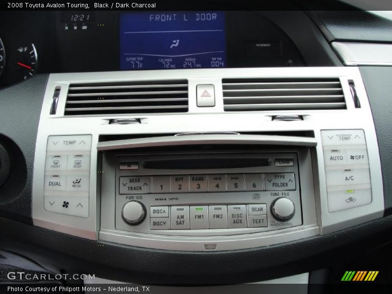 Black / Dark Charcoal 2008 Toyota Avalon Touring