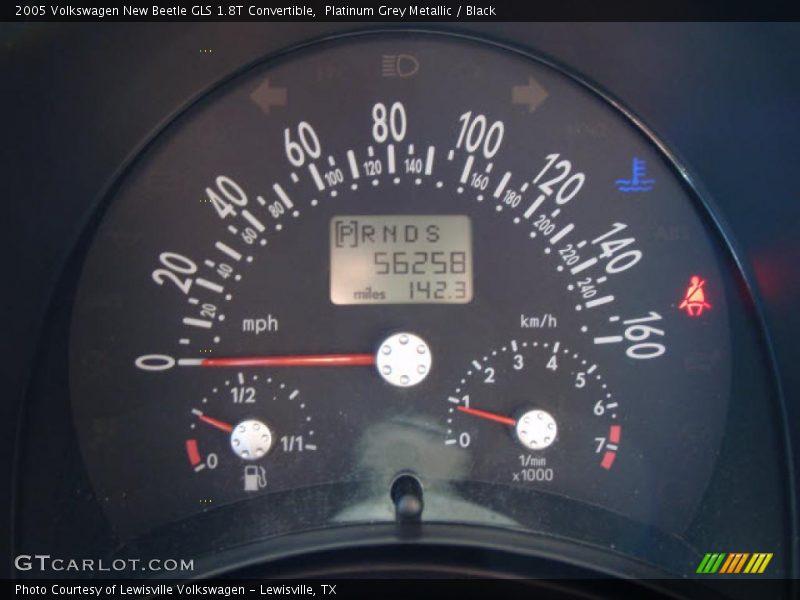 Platinum Grey Metallic / Black 2005 Volkswagen New Beetle GLS 1.8T Convertible