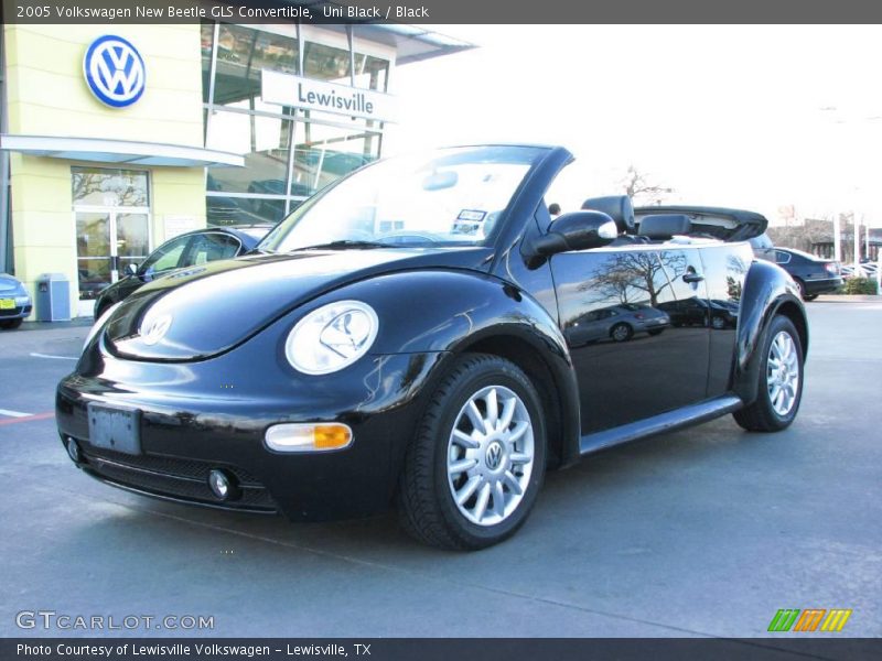 Uni Black / Black 2005 Volkswagen New Beetle GLS Convertible
