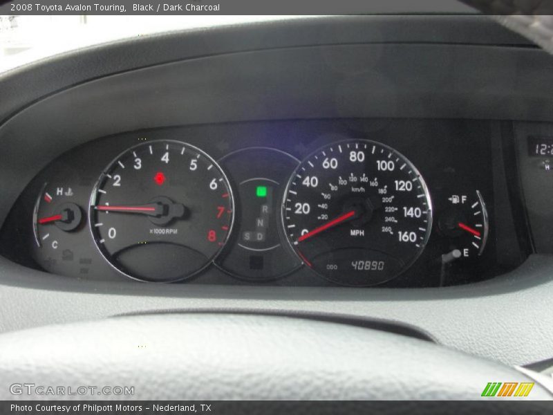 Black / Dark Charcoal 2008 Toyota Avalon Touring