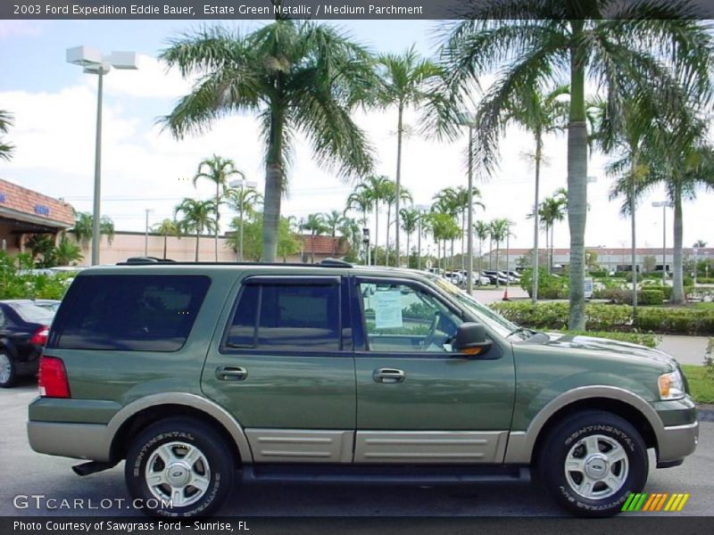 Estate Green Metallic / Medium Parchment 2003 Ford Expedition Eddie Bauer
