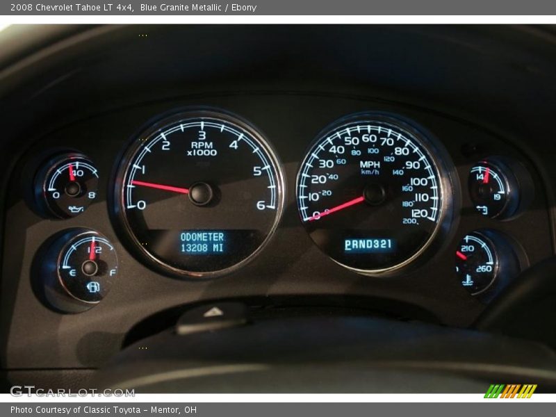 Blue Granite Metallic / Ebony 2008 Chevrolet Tahoe LT 4x4