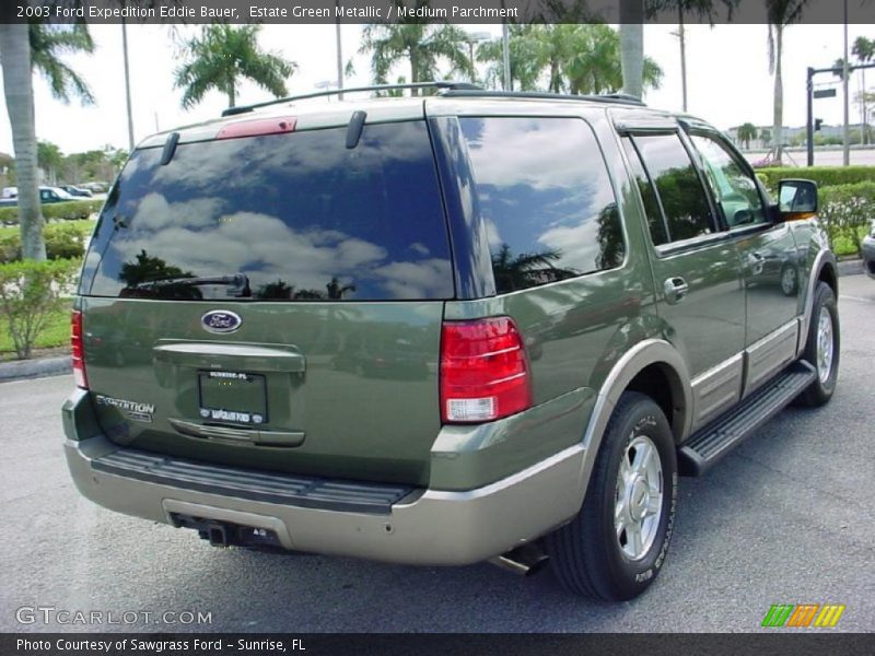 Estate Green Metallic / Medium Parchment 2003 Ford Expedition Eddie Bauer
