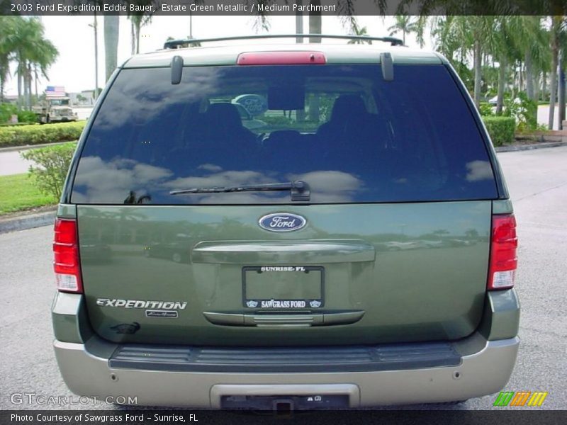 Estate Green Metallic / Medium Parchment 2003 Ford Expedition Eddie Bauer