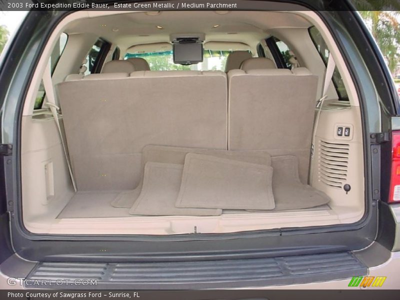 Estate Green Metallic / Medium Parchment 2003 Ford Expedition Eddie Bauer