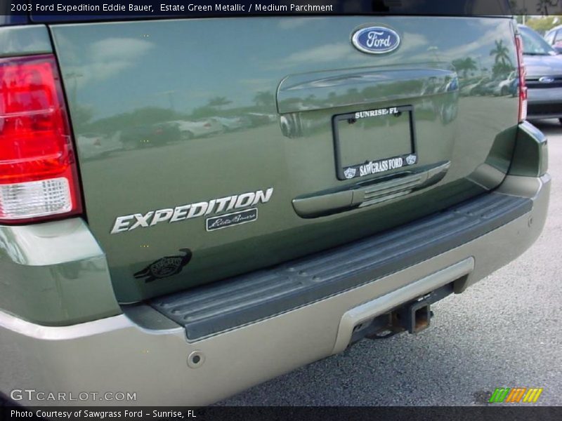 Estate Green Metallic / Medium Parchment 2003 Ford Expedition Eddie Bauer