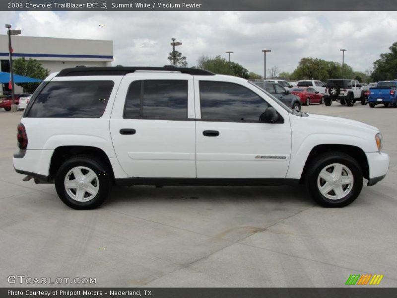 Summit White / Medium Pewter 2003 Chevrolet TrailBlazer EXT LS