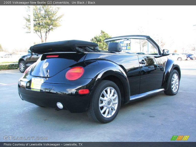 Uni Black / Black 2005 Volkswagen New Beetle GLS Convertible
