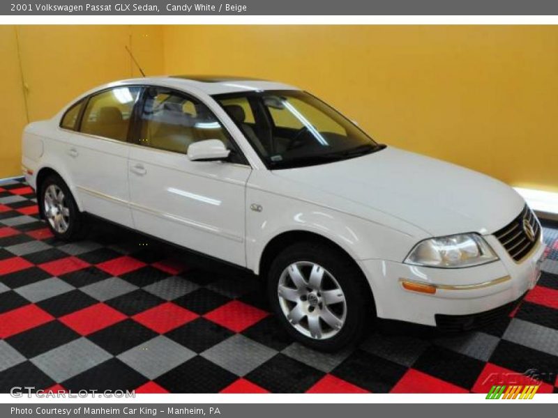 Candy White / Beige 2001 Volkswagen Passat GLX Sedan