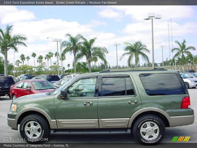 Estate Green Metallic / Medium Parchment 2003 Ford Expedition Eddie Bauer