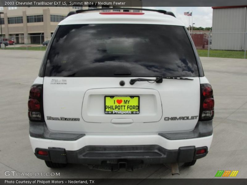 Summit White / Medium Pewter 2003 Chevrolet TrailBlazer EXT LS