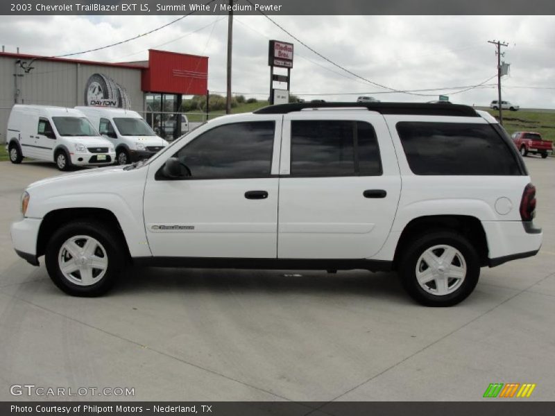 Summit White / Medium Pewter 2003 Chevrolet TrailBlazer EXT LS