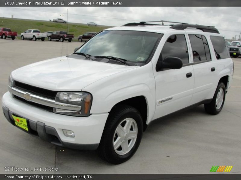 Summit White / Medium Pewter 2003 Chevrolet TrailBlazer EXT LS