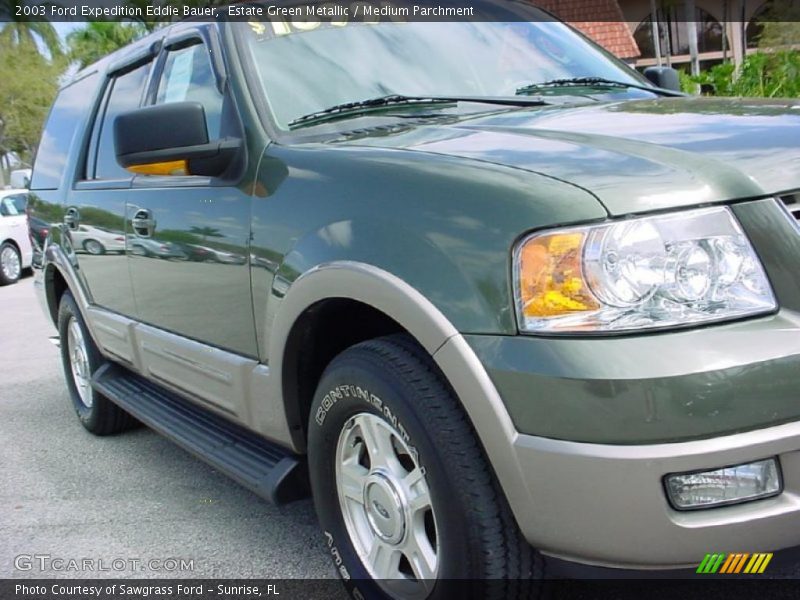 Estate Green Metallic / Medium Parchment 2003 Ford Expedition Eddie Bauer