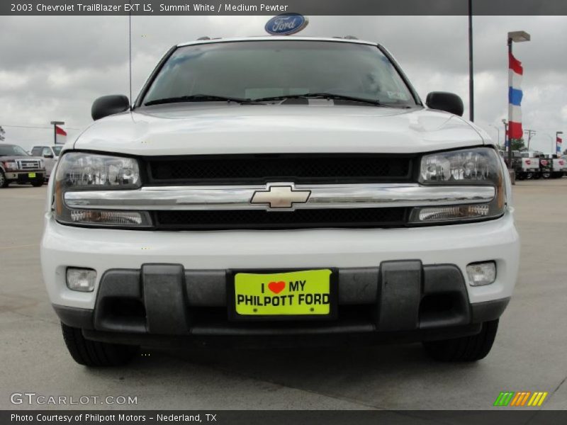 Summit White / Medium Pewter 2003 Chevrolet TrailBlazer EXT LS