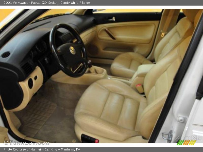 Candy White / Beige 2001 Volkswagen Passat GLX Sedan