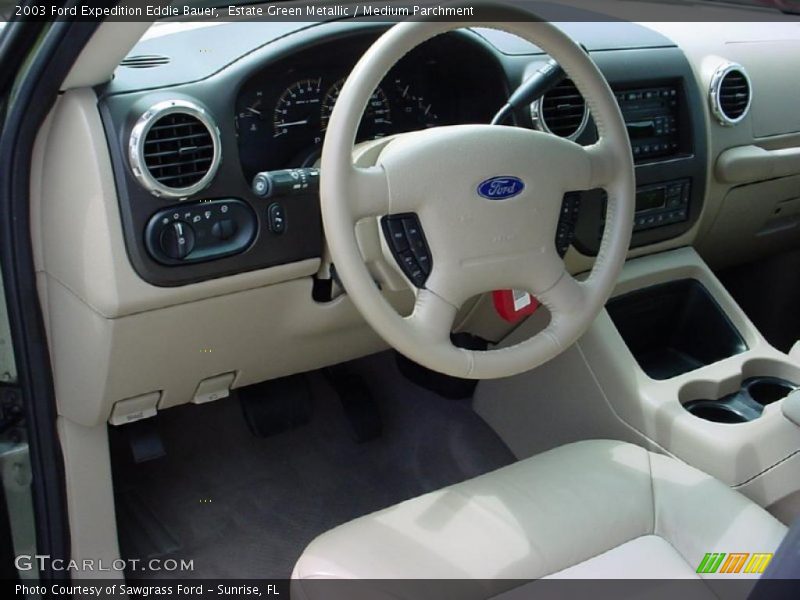 Estate Green Metallic / Medium Parchment 2003 Ford Expedition Eddie Bauer