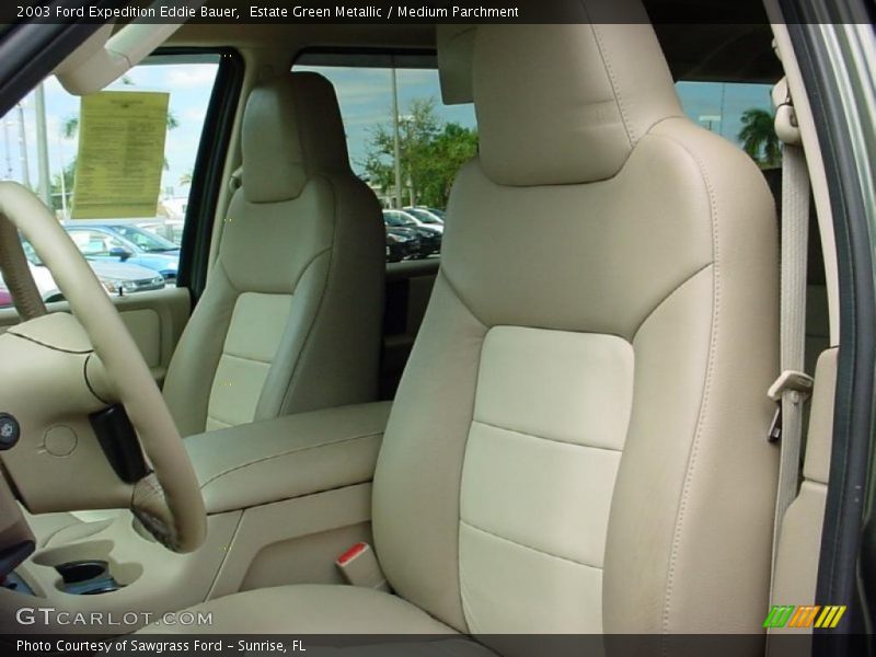 Estate Green Metallic / Medium Parchment 2003 Ford Expedition Eddie Bauer