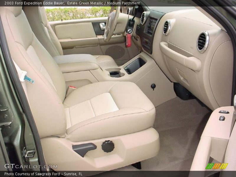 Estate Green Metallic / Medium Parchment 2003 Ford Expedition Eddie Bauer