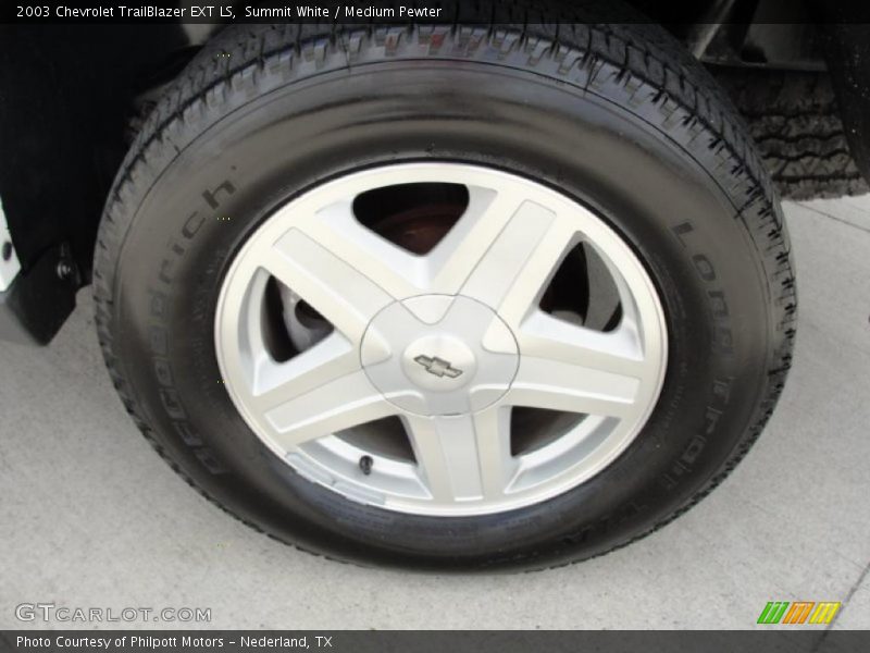 Summit White / Medium Pewter 2003 Chevrolet TrailBlazer EXT LS