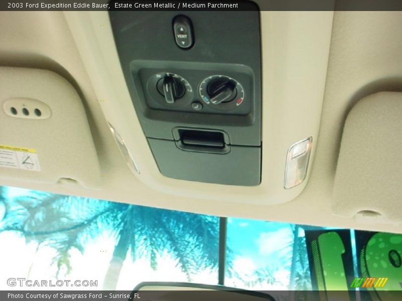 Estate Green Metallic / Medium Parchment 2003 Ford Expedition Eddie Bauer