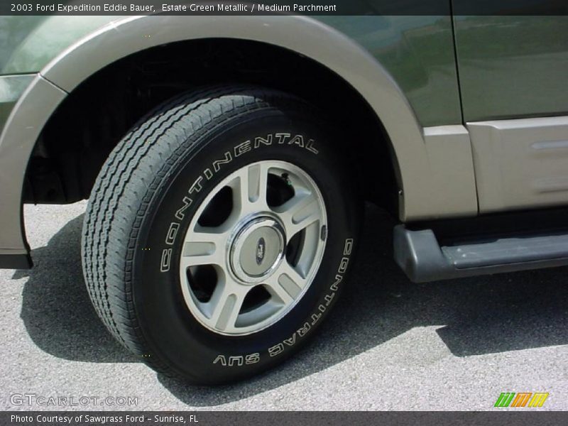 Estate Green Metallic / Medium Parchment 2003 Ford Expedition Eddie Bauer