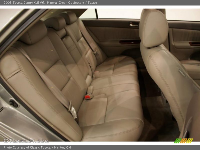 Mineral Green Opalescent / Taupe 2005 Toyota Camry XLE V6