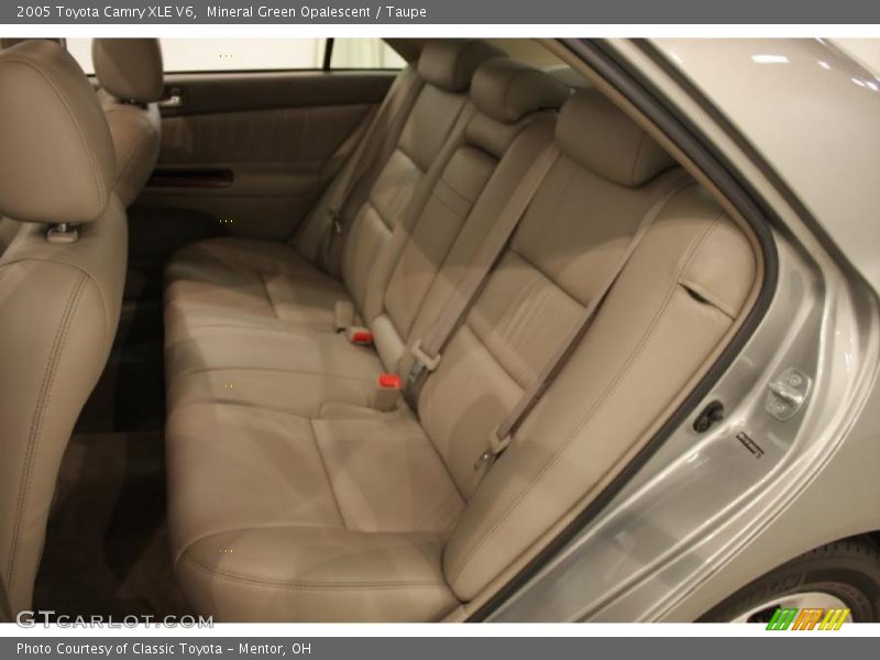 Mineral Green Opalescent / Taupe 2005 Toyota Camry XLE V6