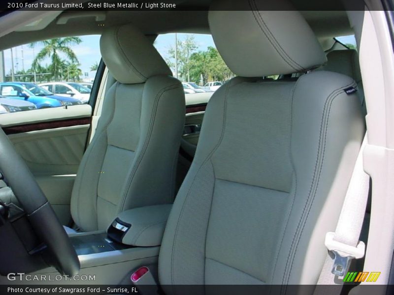 Steel Blue Metallic / Light Stone 2010 Ford Taurus Limited