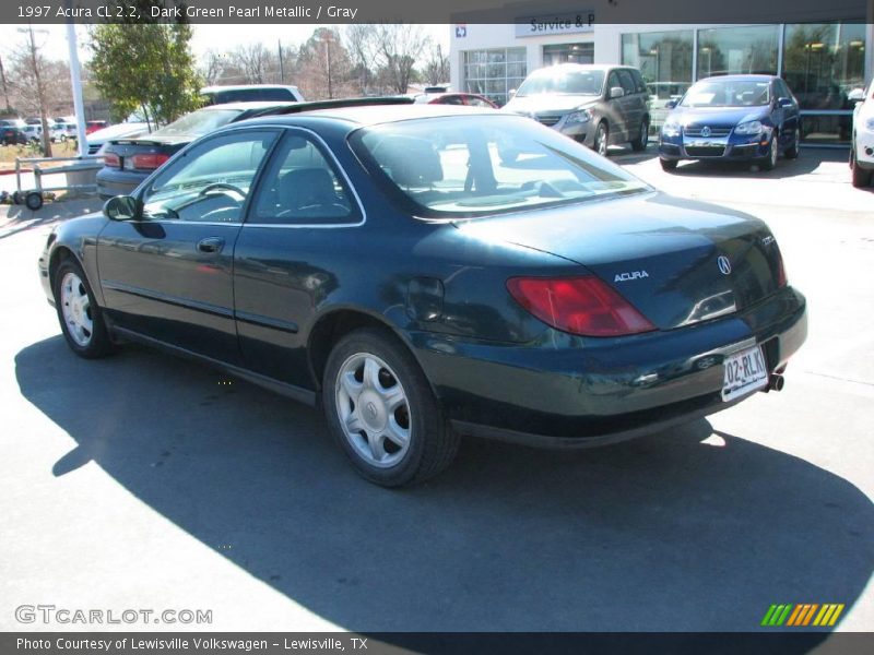 Dark Green Pearl Metallic / Gray 1997 Acura CL 2.2