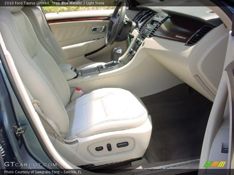 Steel Blue Metallic / Light Stone 2010 Ford Taurus Limited