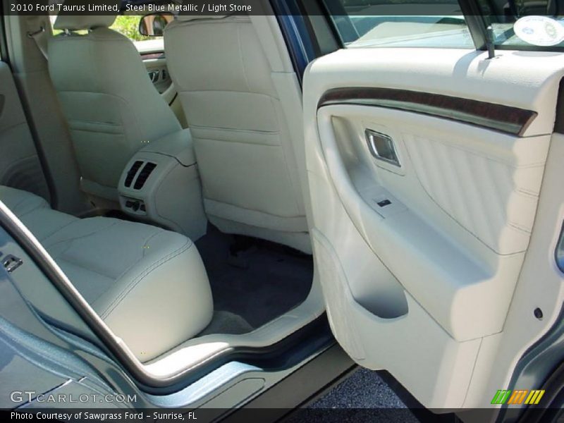 Steel Blue Metallic / Light Stone 2010 Ford Taurus Limited