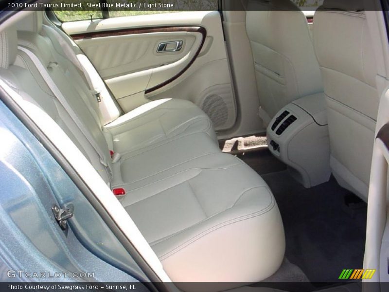 Steel Blue Metallic / Light Stone 2010 Ford Taurus Limited