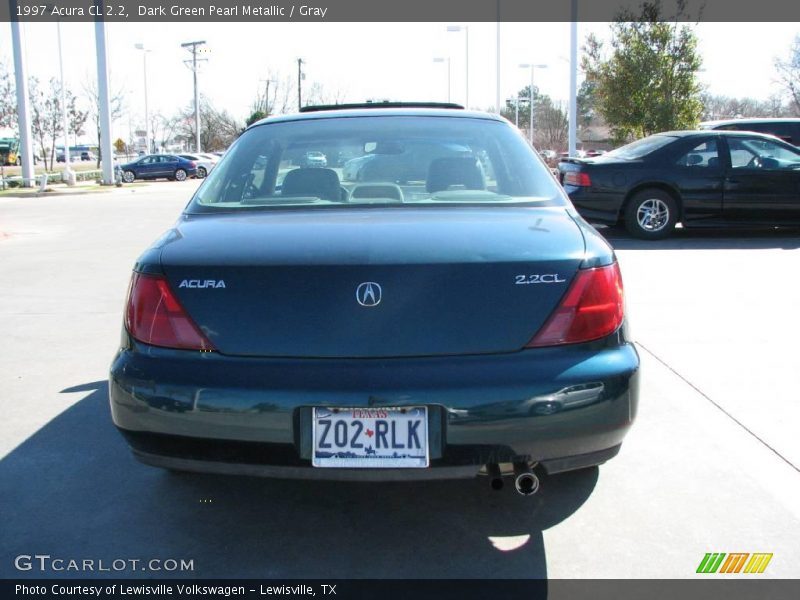 Dark Green Pearl Metallic / Gray 1997 Acura CL 2.2
