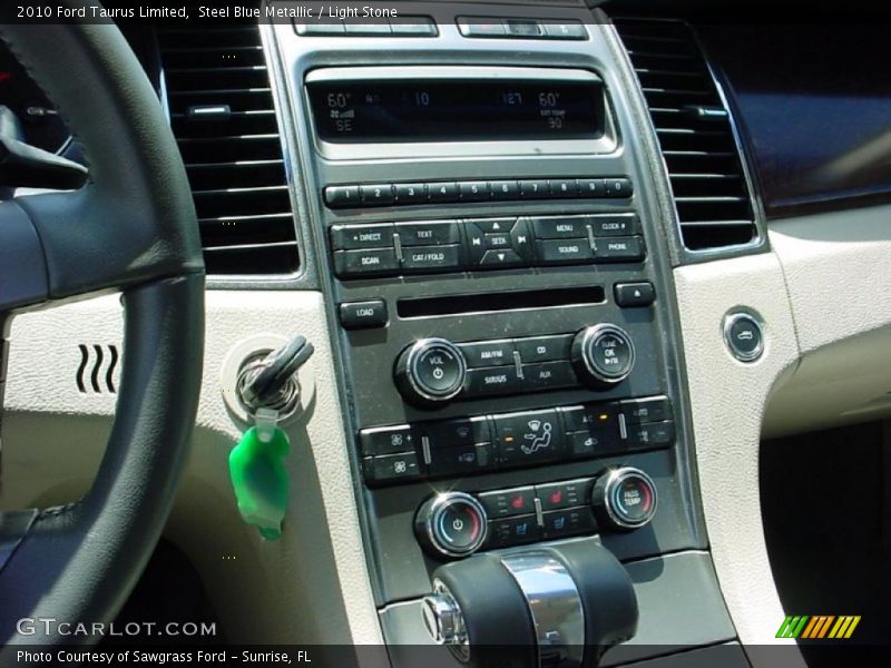 Steel Blue Metallic / Light Stone 2010 Ford Taurus Limited