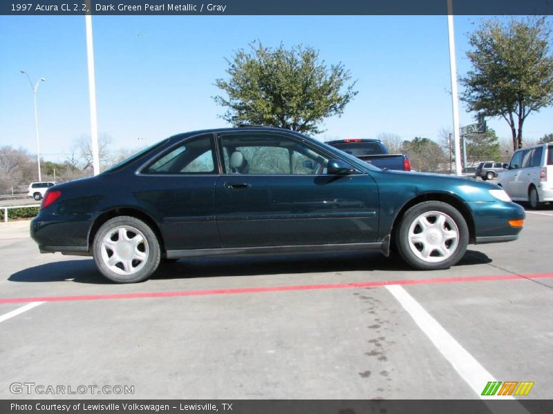 Dark Green Pearl Metallic / Gray 1997 Acura CL 2.2