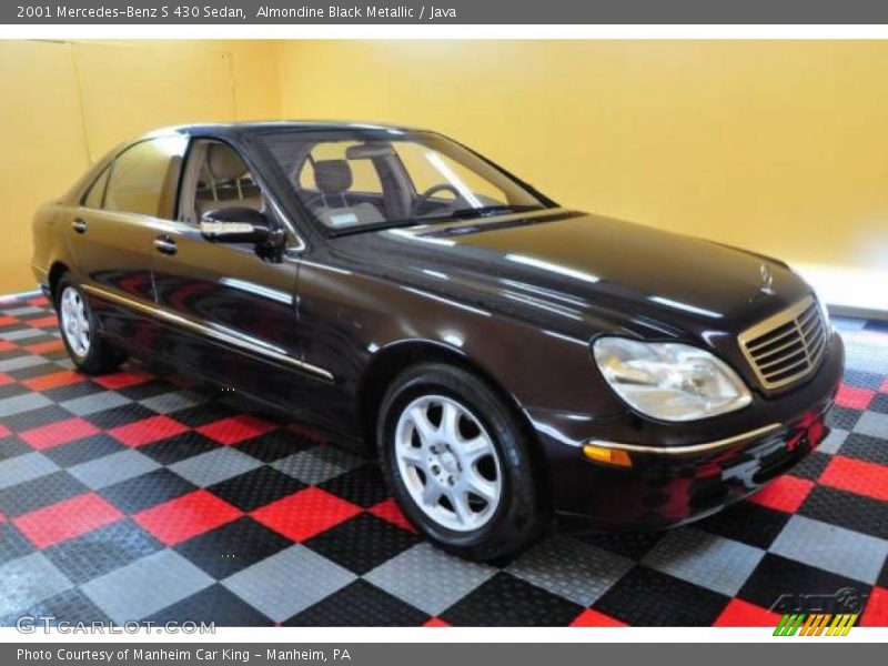 Almondine Black Metallic / Java 2001 Mercedes-Benz S 430 Sedan