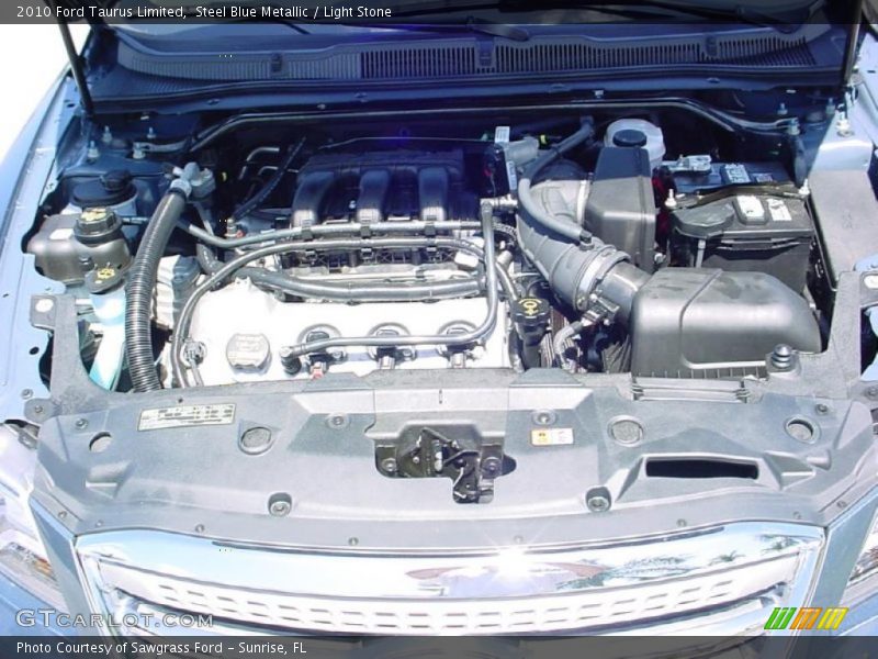 Steel Blue Metallic / Light Stone 2010 Ford Taurus Limited