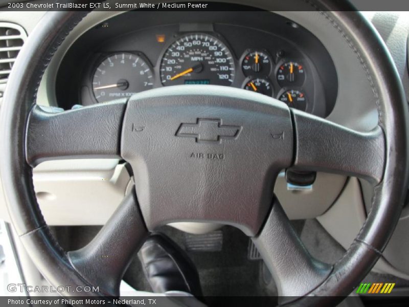 Summit White / Medium Pewter 2003 Chevrolet TrailBlazer EXT LS