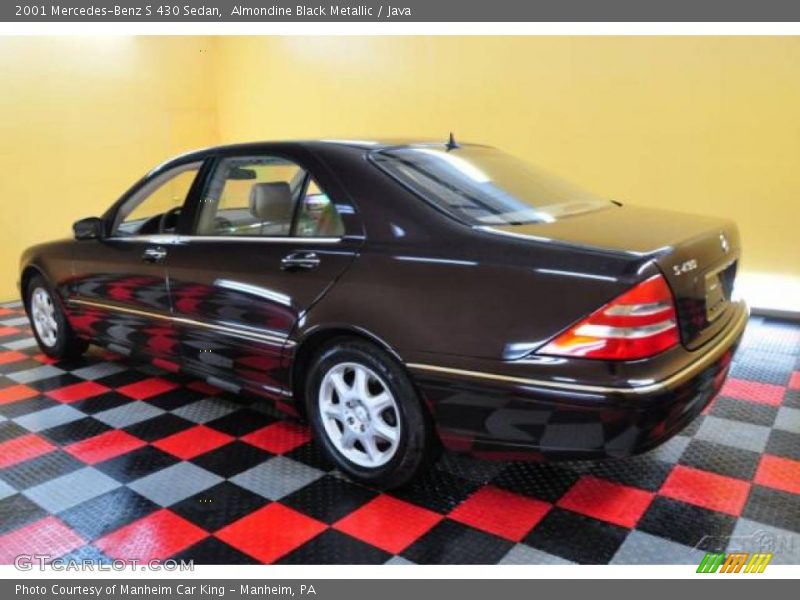 Almondine Black Metallic / Java 2001 Mercedes-Benz S 430 Sedan