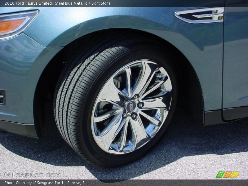 Steel Blue Metallic / Light Stone 2010 Ford Taurus Limited