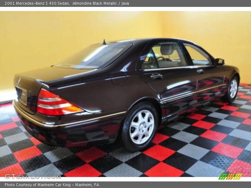 Almondine Black Metallic / Java 2001 Mercedes-Benz S 430 Sedan