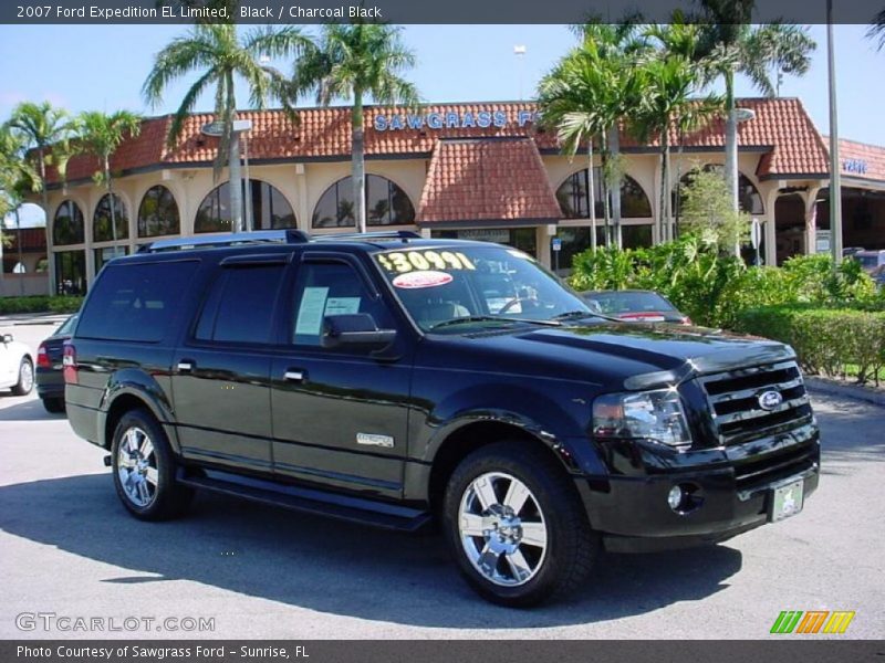 Black / Charcoal Black 2007 Ford Expedition EL Limited