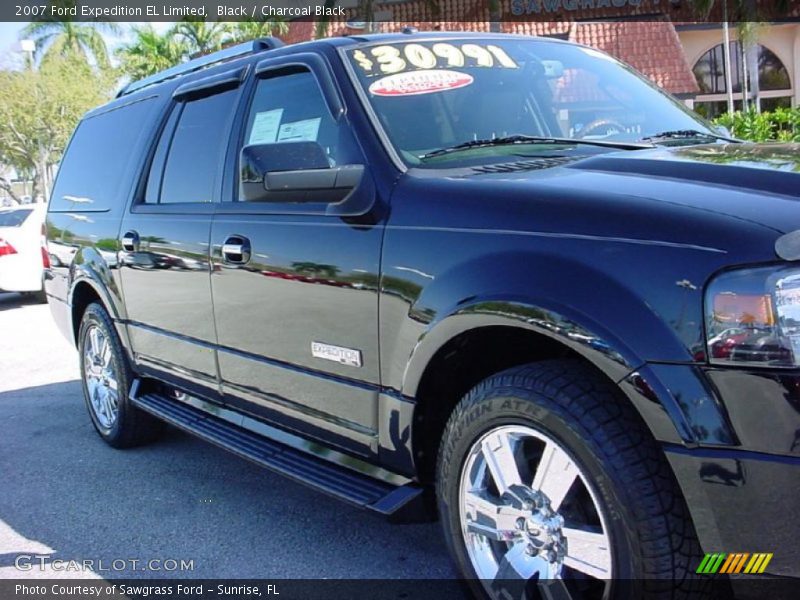 Black / Charcoal Black 2007 Ford Expedition EL Limited
