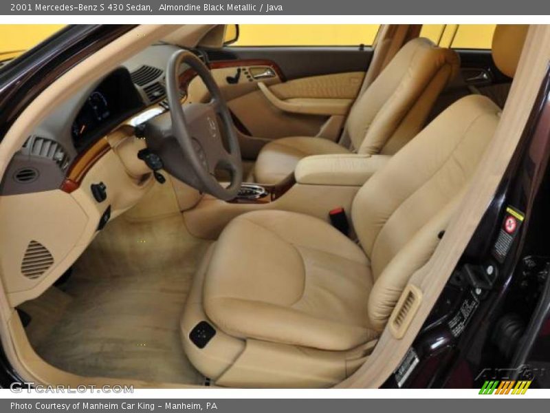Almondine Black Metallic / Java 2001 Mercedes-Benz S 430 Sedan