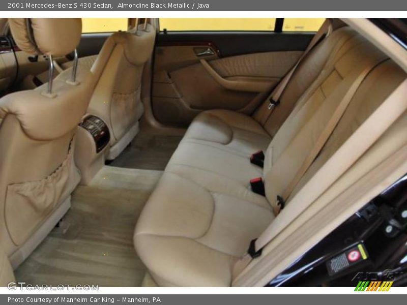 Almondine Black Metallic / Java 2001 Mercedes-Benz S 430 Sedan
