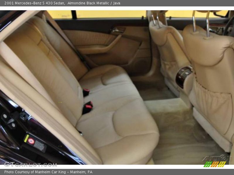 Almondine Black Metallic / Java 2001 Mercedes-Benz S 430 Sedan
